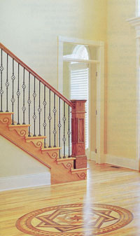 hardwood staircase
