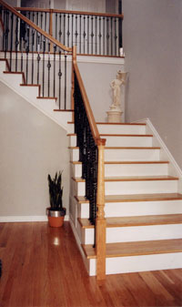 hardwood staircase