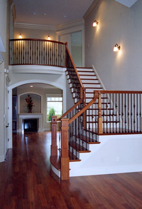Hardwood Staircase