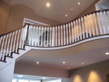 hardwood staircase