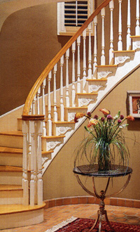 Hardwood Staircase