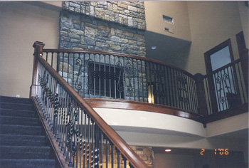 hardwood staircase